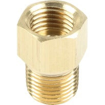 Fitting, Adapter, Straight, 3/8-24 in Inverted Flare Female to 1/8 in NPT Male, ALLSTAR